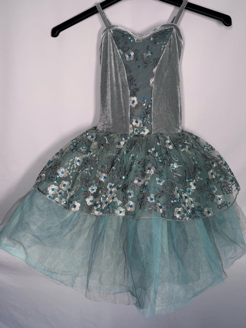 Curtain Call Les Fleurs Romantic Tutu Ballet Dance Costume Dress #C2348  Sz CME